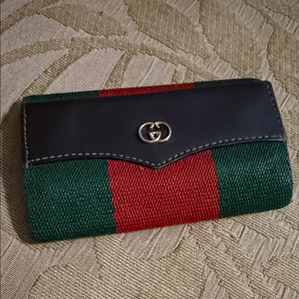 Gucci Sherry Line Vintage key case with COA